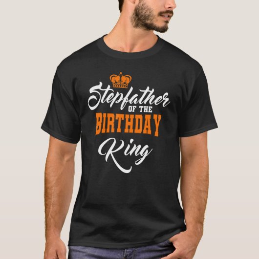誕生日王パーティー王冠の継父C Tシャツ (正面)