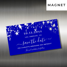 誕生日王室のの青い星は日付磁石を保存する