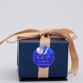 誕生日王室のブルードライ感謝していプ名前 ラウンドシール