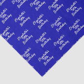 誕生日王室のホワイトネームのスクリプトのミニマル 薄葉紙 (詳細)