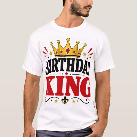 誕生日王様 Tシャツ (正面)