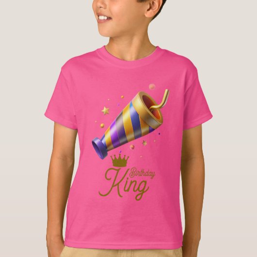 誕生日王様Tシャツ Tシャツ (正面)