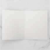 誕生日王 |黒いグリーティングカード カード (内部)