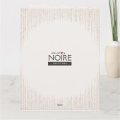 誕生日王 |黒いグリーティングカード カード (裏面)