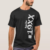 誕生日生まれ任意の年伝説ヴィンテージ動揺して Tシャツ (正面)