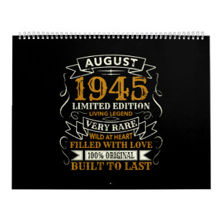 誕生日生まれ威厳がある1945 カレンダー