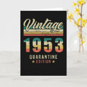 誕生日生まれ1953 カード (黄色い花)