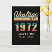 誕生日生まれ1972 カード (黄色い花)