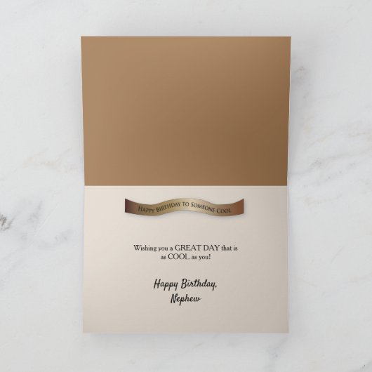 誕生日甥のギターの詰カラフルめ合わせ カード (内部)