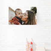 誕生日用のオリジナル写真 横断幕 (インサイチュ)