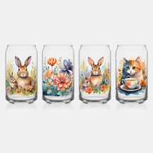 誕生日用ガラス飲み物用品セット及びベビーシャワー