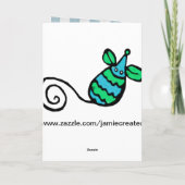 誕生日用グリーティングカード猫好き カード (裏面)