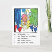 誕生日用グリーティングカード カード (正面)