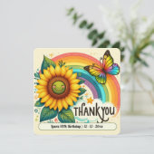 誕生日用サンキューカード サンキューカード (スタンド正面)