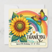 誕生日用サンキューカード サンキューカード (正面)