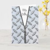 誕生日用ジッパー付きダイヤモンドメッキ カード (黄色い花)