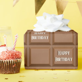 誕生日用チョコレートキャンディバー ラッピングペーパー