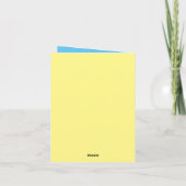 誕生日用パパカード、スーパーヒーローテーマ カード (裏面)