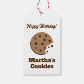 誕生日用ビッテンチョコレートチップクッキーギフトラベル ギフトタグ (正面)