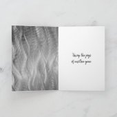 誕生日用ファスナー付きブラシ付き金属 カード (内部)