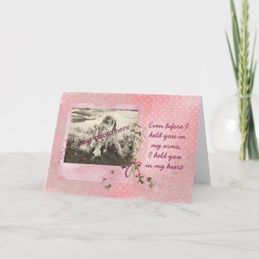 誕生日用フォトカード カード (正面)