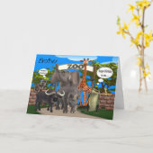 誕生日用ブラザーグリーティングカード カード (黄色い花)