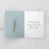 誕生日用水彩マーメイド カード (内部)