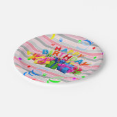 誕生日用紙皿, ハッピー バースデー 紙皿 (アングル)