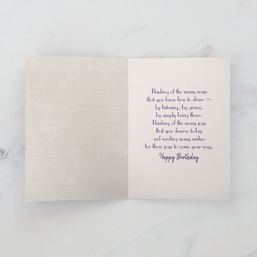 誕生日用軸受及び風船先生 カード (内部)