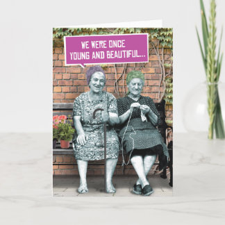 誕生日用1おもしろカード – 若くて美しい シーズンカード