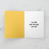 誕生日用BBQパパ カード (内部)