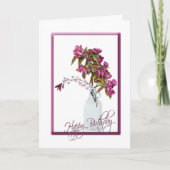 誕生日用Crabappleブーケ カード (正面)