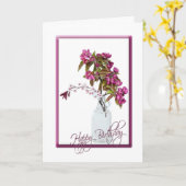 誕生日用Crabappleブーケ カード (黄色い花)