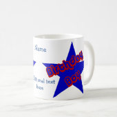 誕生日男の子かわいいパーソナライズされた コーヒーマグカップ (正面右)