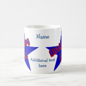 誕生日男の子かわいいパーソナライズされた コーヒーマグカップ (中央)