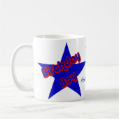 誕生日男の子かわいいパーソナライズされた コーヒーマグカップ (左)