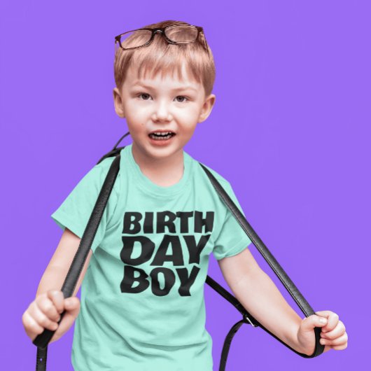 誕生日男の子かわいい幼児のTシャツ ベビーTシャツ