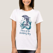 誕生日男の子の誕生日パーティーのママ Tシャツ (正面)