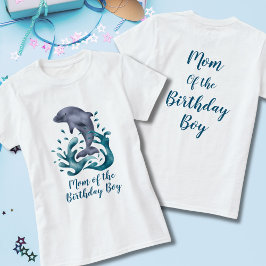 誕生日男の子の誕生日パーティーのママ Tシャツ