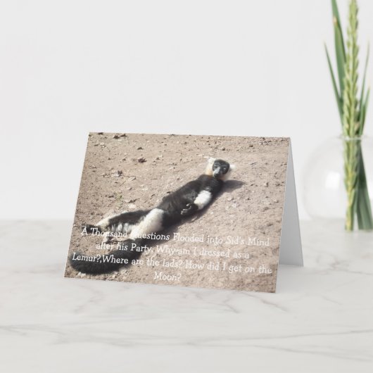 誕生日男性へカード カード (正面)