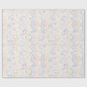 誕生日番号ワードクラウド90 A ID270 ラッピングペーパー (フラット)