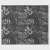 誕生日番号Wordクラウド200 D ID270 ラッピングペーパー (フラット)