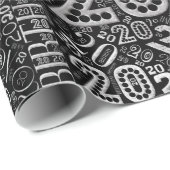 誕生日番号Wordクラウド200 D ID270 ラッピングペーパー (ロールコーナー)