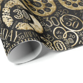 誕生日番号Wordクラウド30番C ID270 ラッピングペーパー (ロールコーナー)