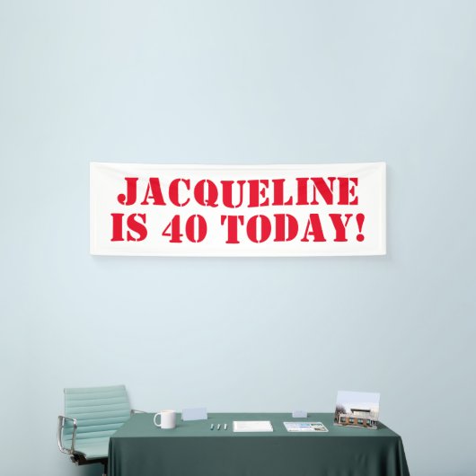 誕生日発表 横断幕 (トレードショー)