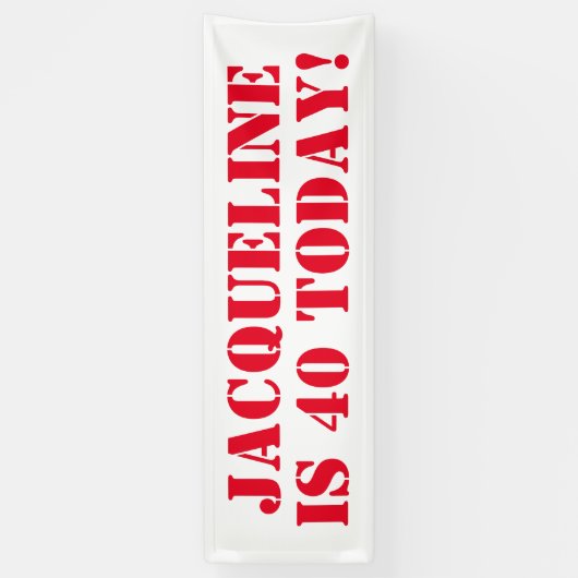 誕生日発表 横断幕 (縦)