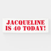 誕生日発表 横断幕 (横)