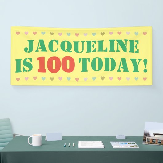 誕生日発表 横断幕 (トレードショー)