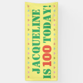 誕生日発表 横断幕 (縦)