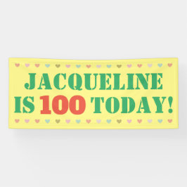 誕生日発表 横断幕